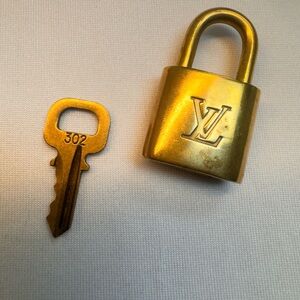 Authentic LV lock and key